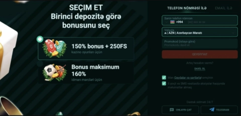 Pin up Casino saytında qeydiyyat 