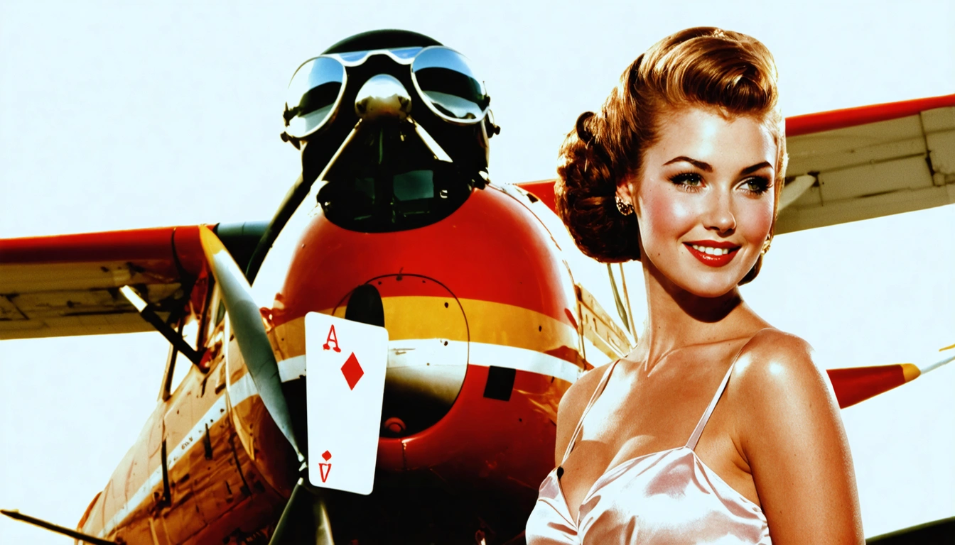 aviator Pin Up