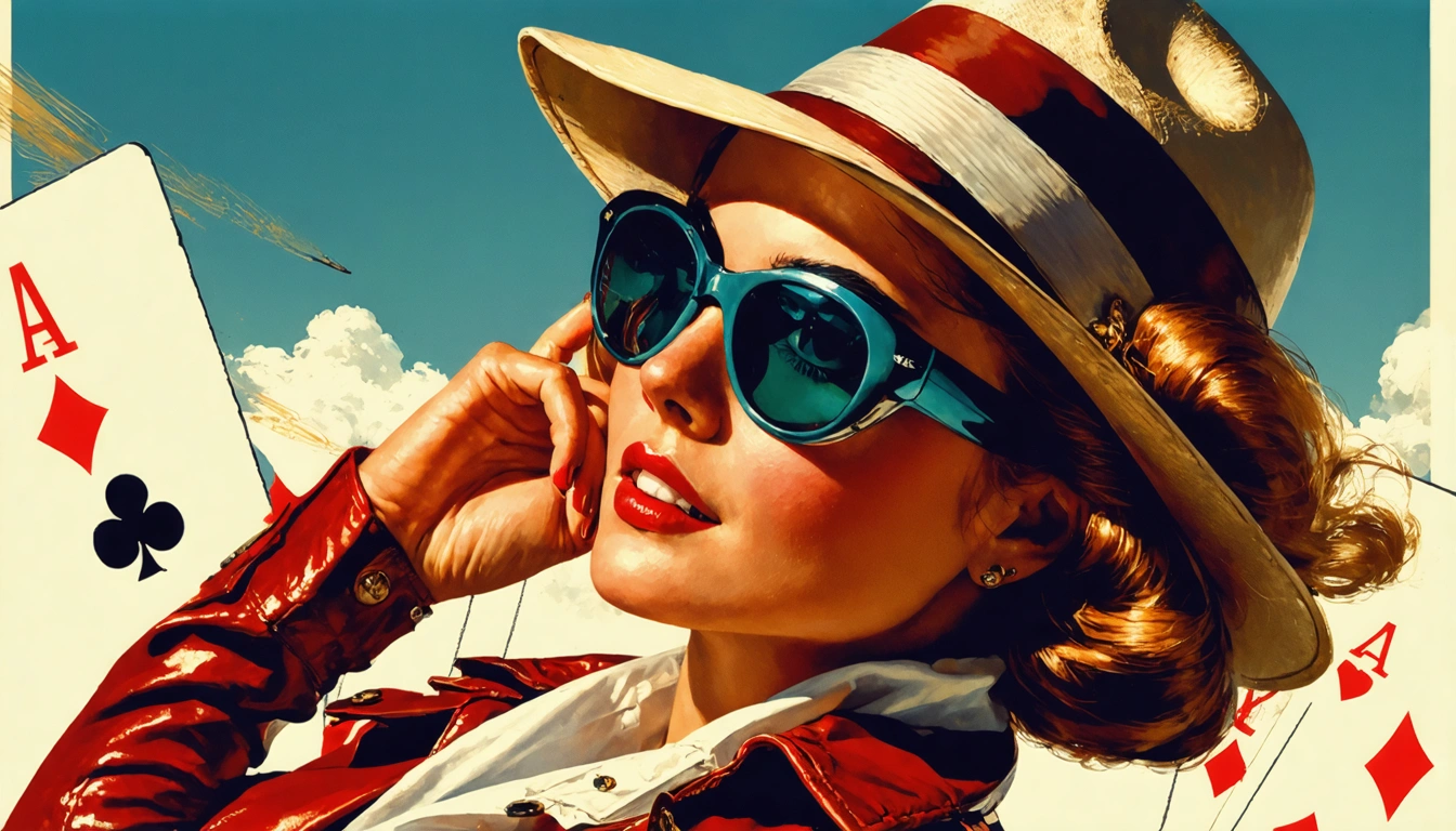 aviator Pin Up